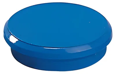 Obrázok produktu pre Silný lepiaci magnet Dahle 24 mm modrý, 6 kusov v blistri