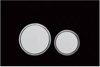 Image de Fenix06 boutons de chasse noirs /compatibles avec Geberit Sigma UP300 et UP320/ (600623)