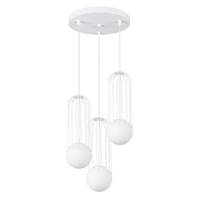 Zdjęcie produktu dla Lampa wisząca BRINA biała 3xG9x8W metal wym:115x34x34cm IP20 Sollux Lighting