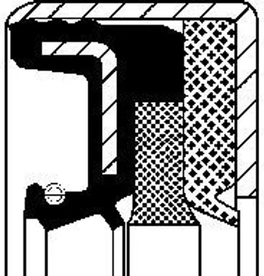 Produktbild von CORTECO Dichtring 12011858B 58mm