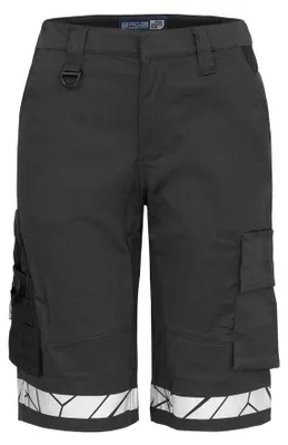 Productafbeelding van Projob - Werkbroek shorts voor dames, model ET230 (maat 28R) (grijs/zwart)