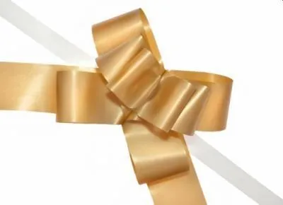 Produktbild von Bänder, Schleifen, 5 cm, 10 Stück, gold