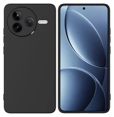 Immagine prodotto di Per Xiaomi Poco F7 Pro Custodia protettiva in silicone TPU Cover flessibile Custodia ultrasottile Nero
