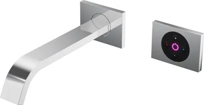 Produktbild von Steinberg Serie 135 Wand-Waschtischmischer, vollelektronische Mengen- und Temperaturregulierung, Ausladung 200mm, 1351814E