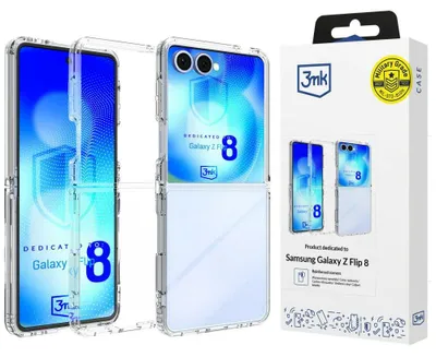 Image de Coque de protection pour Galaxy Z Flip 8, modèle Armor de 3mk, transparente