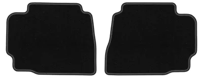 Image de Tapis arrière en moquette pour Ford Mondeo MK4 2012-2014 (liftback/berline/break) – 2 pièces, noirs, sur mesure – Wielganizator LUX
