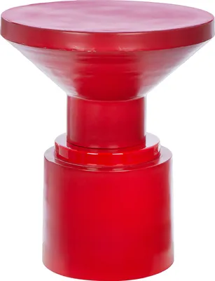 Produktbild von Gilde Beistelltisch, "Rouge", Eisen, rot, VE 1, H. 48 cm, D. 40 cm Höhe: 48.00 cm Durchmesser: 40.00 cm 58018