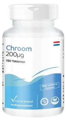 Zdjęcie produktu dla Chrompicolinat 200 mcg - 180 wegańskich tabletek