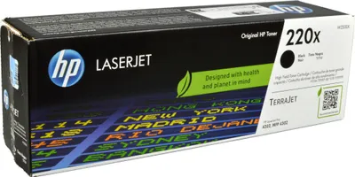 Produktbild von HP 220X Schwarz Original LaserJet-Tonerkartusche, 7500 Seiten, Schwarz, 1 Stück(e)