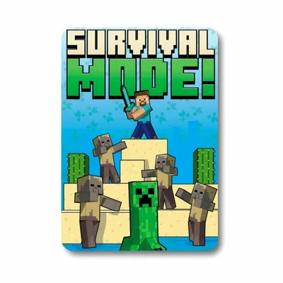 Produktbild von Minecraft Kuscheldecke Weiche Fleecedecke 140x100cm