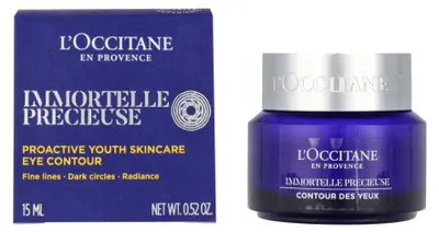 Produktbild von L'Occitane Immortelle Precious, Augenbalsam, Frauen, Jeder Hauttyp, Anti-Aging, Antiaugenringe, Aufpolsterung, Auffrischend, Hyaluronsäure, Topf