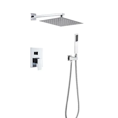 Productafbeelding van Doucheset, dubbele bediening, modern design, 2-weg, 30 cm