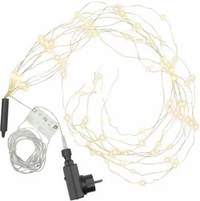 Obrázok produktu pre Vianočné dekoratívne osvetlenie - drôtiky - 100 LED teplá biela