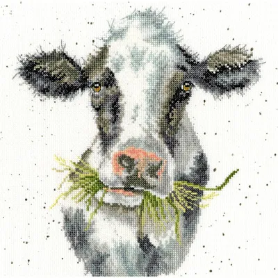 Produktbild von Bothy Threads Kreuzstich Set "Milch Mädchen", Zählmuster, XHD84, 26x26cm
