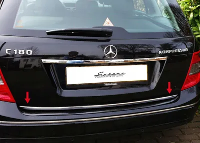 Obrázek produktu pro Mercedes třídy C S204 kombi – chromové obložení zadních dveří