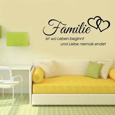 Immagine prodotto di Decorazione da parete per la famiglia "Cuori" 29x66 cm