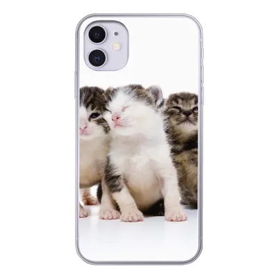 Produktbild von MuchoWow® Handyhülle Schutzhülle Hülle für iPhone 11 Katze - Haustiere - Fell - Porträt Silikon Softcase Handy Hülle - Handytasche