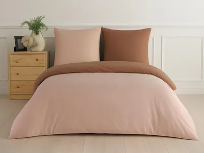 Produktbild von Buymax Bettwäsche 100% Baumwolle Renforce 200x220 cm und 2x 80x80 cm mit Reißverschluss, Pflegeleicht, Bügelleicht