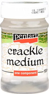 Zdjęcie produktu dla Jednoskładnikowy lakier do spękań crackle medium 100ml - Pentart