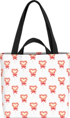 Produktbild von VOID Weihnachten Herzgebäck Herz Tasche 33x33x14cm,15l Einkaufs-Beutel Shopper Einkaufs-Tasche Bag