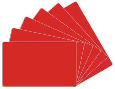 Produktbild von Wallario Frühstücksbrettchen 6er Set aus Glas, je 14 x 23 cm, mit rutschfesten Füßen, Motiv Rot