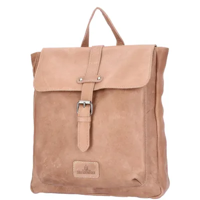 Produktbild von The Skandinavian Brand Damen Leder Rucksack  Taupe : taupe-37 Farbsortierung: taupe-37