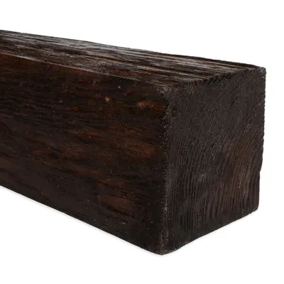 Produktbild von PROVISTON | Polyurethan Balken | 120 x 120 x 2000 mm | Hochfestes Polyurethan | Holzoptik | Dekobalken | Deckenbalken | Realistisches Holzimitat | 2 Meter | Eiche dunkel