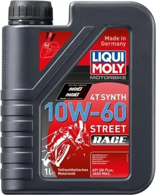 Zdjęcie produktu dla Olej Liqui Moly 10W60 4L 4T Motorbike Race Synth. / Motocykle