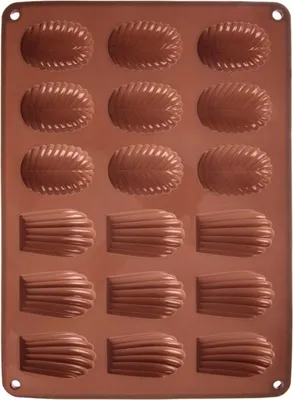 Produktbild von Orion | Pralinenförmchen - Form für Kekse und Pralinen - Silikonform - Braun - Backform - 34x25x1 cm