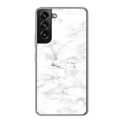 Produktbild von MuchoWow® Handyhülle Schutzhülle Hülle für Samsung Galaxy S22 Marmor - Weiß - Grau Silikon Softcase Handy Hülle - Mobiltelefonhülle