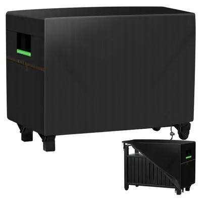 Produktbild von BBQ Grill Beistelltisch Abdeckplane 145x65x100cm 420D Oxford Wasserdicht Staubdicht Reißfest Wetterfest UV-Beständig