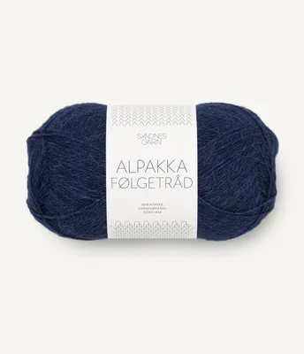 Produktbild von Sandnes Alpakka Folgetrad 50g - Alpaka Wolle 5882 marinebla