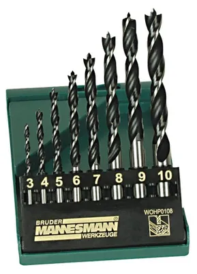 Obrázok produktu pre Brüder Mannesmann M54308 Súprava vrtákov do dreva 8 kusov 1 ks