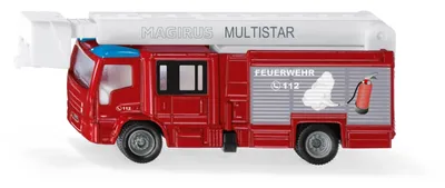 Immagine prodotto di siku 1749 siku Magirus Multistar TLF mit Teleskopmast Spielzeugauto
