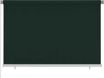 Zdjęcie produktu dla Roleta zewnętrzna, 220 x 140 cm, ciemnozielona, wykonana z HDPE