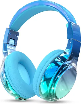 Produktbild von Bluetooth Kinderkopfhörer Over-Ear Kabellos & Kabel, 2-in-1, Verstellbar Faltbar, Hi-Fi Stereo Bass, Mikrofon für iPad/Tablet Mädchen/Jungen