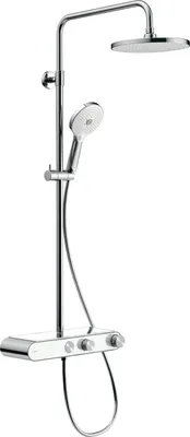 Produktbild von Duravit Duschsystem Shelf 1050 mit AP-Thermostat Weiß