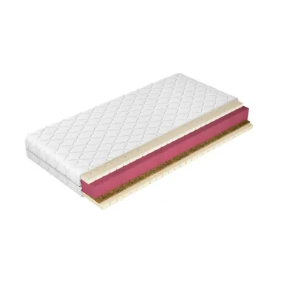 Produktbild von MIRJAN24 Beidseitige Schaumstoffmatratze Live Mix 20 cm, Orthopädische Schaumstoffmatratze mit Kokosmatte und Latexschaumstoff (Maße: 90x200 cm)
