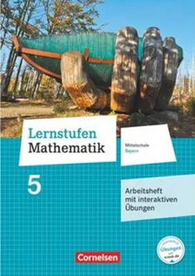 Obrázok produktu pre Lernstufen Mathematik 5. Jahrgangsstufe - Mittelschule Bayern - Arbeitsheft mit interaktiven Übungen auf scook.de
