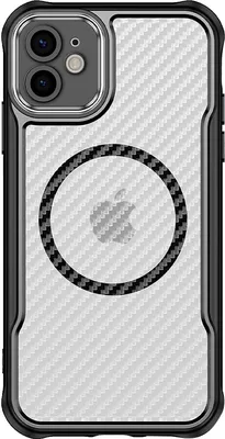 Produktbild von Avizar, Hulle iPhone 11 MagSafe Carbon Stoßfest, Schwarz