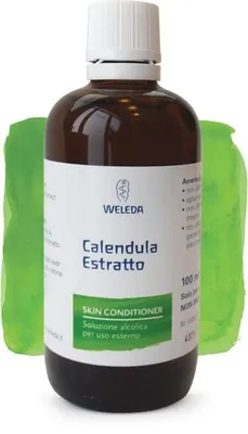 Produktbild von Weleda alkoholischer Calendula-Extrakt 100 ml zur Linderung von Hautirritationen und Förderung der Geweberegeneration