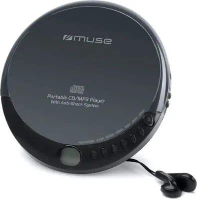 Produktbild von Muse M-900 DM, 181 g, Schwarz, Tragbarer CD-Player