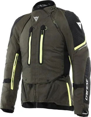 Produktbild von Dainese Super Adventure Absoluteshell S26 wasserdichte Motorrad Textiljacke, oliv, 50