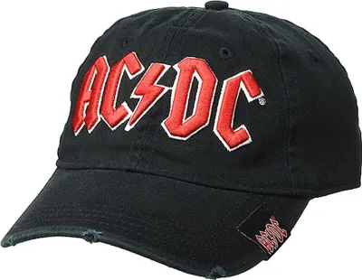 Immagine prodotto di AC/DC - Cappellino da baseball per uomo/donna Unisex RO4310 (Taglia unica) (Nero/Rosso)