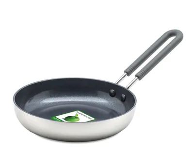 Produktbild von Greenpan Infinity MINI 14CM CC001079 Bratpfanne, 14 cm max. Durchmesser, Edelstahl, Induktionsherd-geeignet, Antihaftbeschichtung