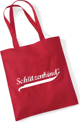 Produktbild von Huuraa Jutebeutel Schützenkind Vintage 10 Liter Classic Red Baumwolle Tasche Geschenkidee