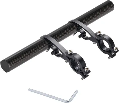 Obrázek produktu pro Řídítka pro kolo, délka 40 cm, karbon, průměr 18-34 mm