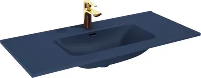 Produktbild von Jungborn Möbelwaschtisch 1010 x 460 mm navy blau matt
