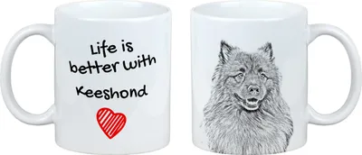 Produktbild von Art-Dog Keramiktasse Keeshond