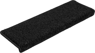 Immagine prodotto di Tappetini per scale 30 pz 65x21x4 cm Nero Bordo rettangolare